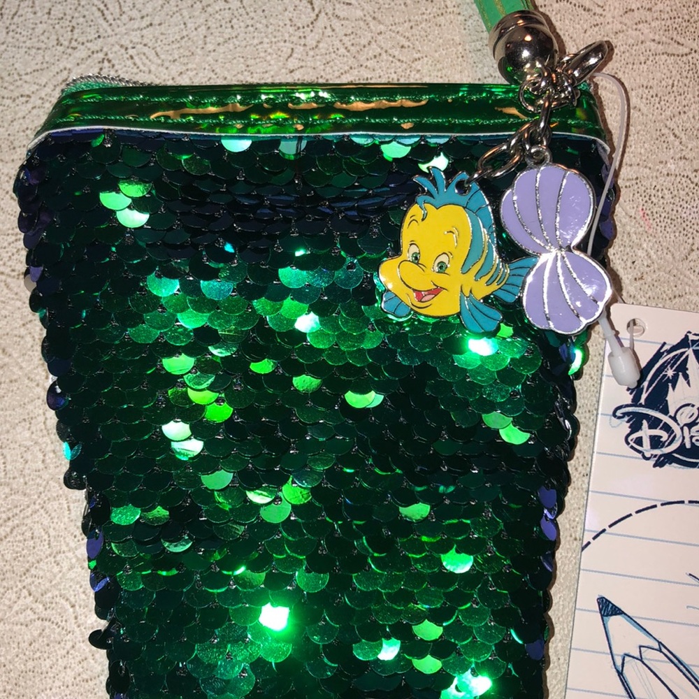 Disney Little Mermaid tail pencil case new - Picture 3 of 4